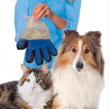 Щетка для удаления перчаток для домашних животных, перчатки для ухода за кошками, перчатки для чистки собак, Перчатки для ухода за шерстью, Щетка для массажа, Аксессуары для собак