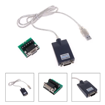 USB2.0 к RS-485 RS-422 DB9 Контактный Разъем COM Последовательный Порт Чип PL2303 Изолированный USB к RS485 RS422 Адаптер Конвертер