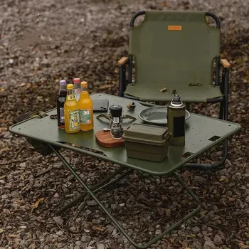 Портативный стол из алюминиевого сплава, Складной стол для кемпинга, Оборудование для самостоятельного вождения, Складной стол для барбекю, стол для пикника на открытом воздухе