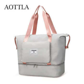 Сумки AOTTLA, высококачественные женские дорожные сумки, спортивная сумка для йоги Выходного дня, женская сумка для короткой поездки, Горячая распродажа, абсолютно новая женская сумка-тоут
