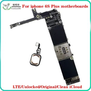 Оригинальная Материнская плата iPhone 6S Plus Системная плата IOS С/БЕЗ Touch ID 16 ГБ 64 ГБ 128 Гб Заводская Разблокированная Логическая плата