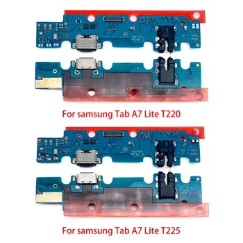 Для Samsung Galaxy Tab A7 Lite T220 T225 Плата Зарядного Порта Планшетный ПК Гибкие Кабели Запасные Части USB Плата Зарядного Устройства Док-станция