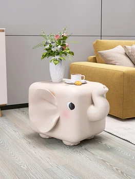 Приставной столик для дивана-слона, мебель для гостиной, напольный журнальный столик для украшения дома, прикроватный столик для спальни, подарки на новоселье