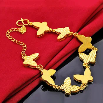 Prue 14k Желтого золота, Браслеты в форме бабочки для женщин, Золотой Свадебный браслет, Браслеты, Ювелирные изделия на Годовщину свадьбы, подарки