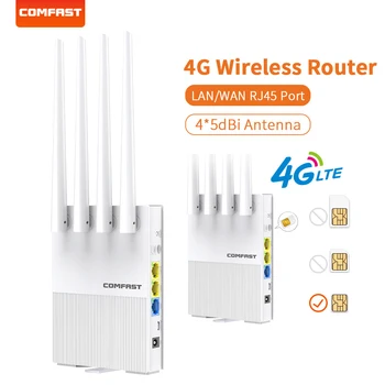 COMFAST Водонепроницаемый Наружный маршрутизатор 150 Мбит/с, модем 4g WiFi, sim-карта CAT4 LTE, маршрутизаторы для IP-камеры/внешнего покрытия Wi-Fi