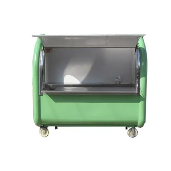Дизайн тележки быстрого питания с прицепом Тележка для мороженого Торговый центр Продуктовый киоск для продажи