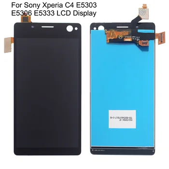 Для Sony Xperia C4 E5303 E5306 E5333 Дисплей ЖК Сенсорный Экран Сенсорные Аксессуары Для телефонов С Бесплатной доставкой и Подарочными Инструментами