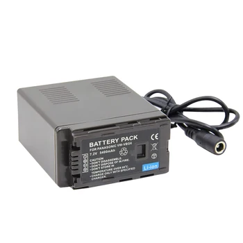 Батарея камеры постоянного тока к VBG6 Фиктивному адаптеру VW-VBG6 DC Соединитель для D310 AG-AC7 AG-AF100 HDC-HMC40 HMC150 HMC153 HMR10 HSC1U HDC-DX1