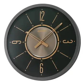 Круглые промышленные настенные часы Davis, черный с розовым золотом, Кварцевые, Аналоговые, QXA759KLH, цифровые украшения для комнаты, мужские Кухонные часы