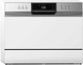 CDW-6831WES со светодиодной подсветкой на 6 мест, белая столешница портативная посудомоечная машина