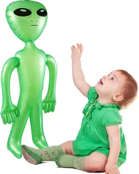 UFO ET ПВХ Игрушки для взрослых и детей Хэллоуин Ужас Рождество День рождения Новинка Сокровища Космическая вечеринка