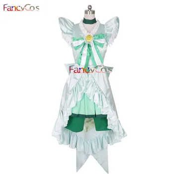 Обязательно улыбнись! Glitter Force Мидорикава Нао, Блестящее Весеннее Мартовское платье, Костюм Принцессы для Косплея, Костюм на Хэллоуин для детей