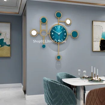 Роскошные настенные часы для гостиной, современный минималистичный модный ресторан, художественные декоративные часы, индивидуальность, креативность, большие настенные часы