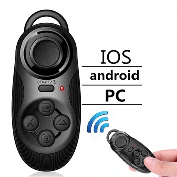 Мини USB Беспроводной Bluetooth-совместимый Джойстик Пульт Дистанционного Управления Для iPhone Для Android VR ПК Телефон TV Box Планшет Джойстик Joypad