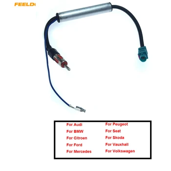 FEELDO, 1 шт., автомобильный адаптер радиоантенны для Volkswagen Audi BMW, штекерный разъем для установки кабеля #AM4791