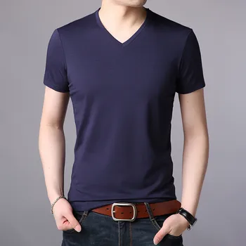 Мужская футболка с короткими рукавами, весенне-летняя новинка, молодежная футболка с вышивкой для спорта и отдыха