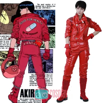 Костюмы для Косплея Movie Akira Shotaro Kaneda, Красная Кожаная Униформа, Костюм, Полный комплект Унисекс, Ролевая одежда, В наличии