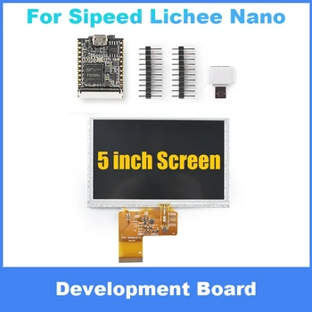 Для материнской платы Sipeed Lichee Nano + 5-дюймовый экран F1C100S Плата разработки для обучения программированию на Linux