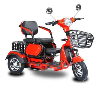Электрический Трехколесный велосипед для взрослых с Дифференциальным двигателем 48V500W