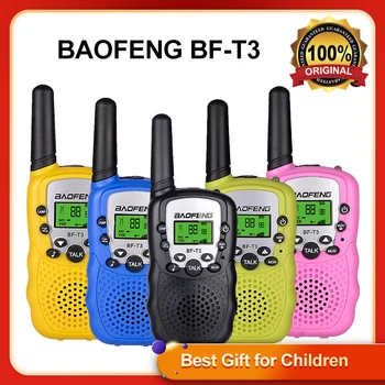 2 шт./лот Baofeng T3 Детская Мини-Рация PMR FRS, детская радио Игрушка Woki Toki BF-T3 Для подарка Малышу, Портативные радиостанции BF T3