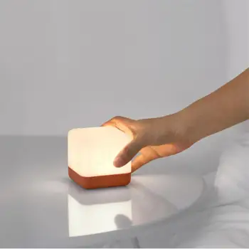 Светодиодный ночник, таблица времени, Прикроватная лампа, USB-Зарядка, Креативная Энергосберегающая Атмосферная лампа для спальни Для домашнего декора