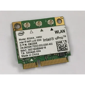 Для Intel WIFI Link 5300 AGN 533AN_HMW Половина Mini PCI-E 2,4/5 ГГц 802.11n Беспроводная карта Wlan Для Asus/dell/acer
