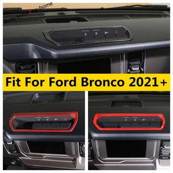 Украшение рамы центральной панели управления дифференциалом для Ford Bronco 2021 2022 ABS Аксессуары для интерьера