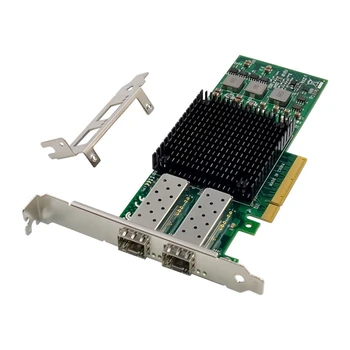 PCIE X8 BCM57810 Сетевая карта с двойным оптическим портом 10G SFP + Серверная оптоволоконная сетевая карта Ethernet Сетевая карта