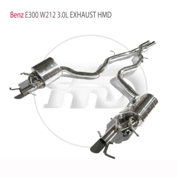 Производительность выхлопной системы HMD из нержавеющей стали Catback для Mercedes Benz E300 W212 2.0L Автоматическая модификация Электронного клапана