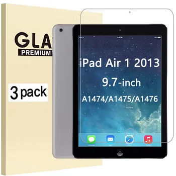 Закаленное стекло для Apple iPad Air 9,7 2013 (Air 1) A1474 A1475 A1476 Защитная пленка для планшета с полным покрытием от царапин
