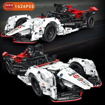 1626 шт., модель гоночного автомобиля MOC F1, строительные блоки, Кирпичи, высокотехнологичные игрушки для детей, Рождественские образовательные подарки