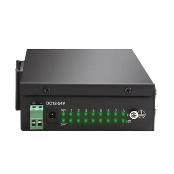 DIEWU 8 портов RS232 RS485 RS422 в Ethernet Преобразователь TCP/IP с несколькими последовательными устройствами Серверный Коммутатор Шлюз Modbus