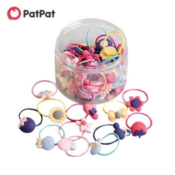 PatPat Новое поступление, 20 шт., очаровательные повязки на голову для девочек, красочные, подходят для детей старше 3 лет, аксессуары для девочек