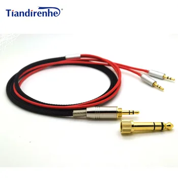 Сменный кабель для наушников Hifiman HE400S HE-400I HE560 HE-350 HE1000 V2 3,5 мм штекер от 6,35 мм до 2x2, 5 мм штекер аудио HIFI шнур