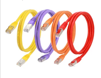 шесть сетевых кабелей для домашней сверхтонкой высокоскоростной сети cat6 gigabit 5G SE957