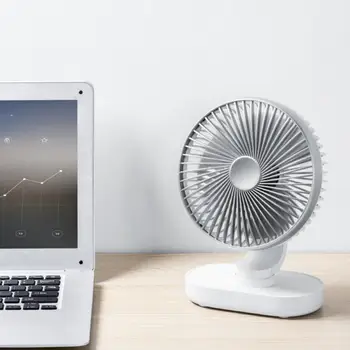 Охлаждающий домашний тихий вентилятор, Перезаряжаемый Офисный Тихий охлаждающий вентилятор Для домашнего Офиса, настольный вентилятор, Перезаряжаемый вентилятор, Аккумуляторная батарея