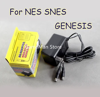 3 в 1 штепсельная вилка США Адаптер переменного тока Зарядное устройство для NES для SNES для SEGA Genesis с пакетом