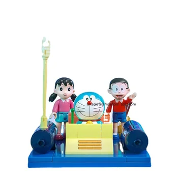 Keeppley trend строительный блок игрушка из мелких частиц в сборе кукла Doraemon машина времени детский подарок на день рождения