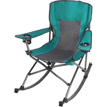 Ozark Trail Складное комфортное походное кресло-качалка, зеленый, вместимость 300 фунтов, складной стул для взрослых на открытом воздухе