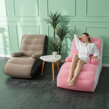 Надувной диван Модный и Удобный Обеденный Стол Для Отдыха В Помещении Складная Кровать Для Отдыха Воздушная Скамейка