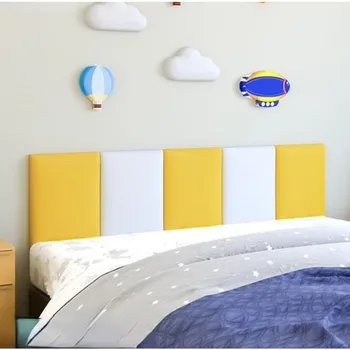 Изголовье кровати Самоклеящиеся 3D Обои Декор Спальни Эстетические Противоударные Фасадные Панели Tete De Lit Cabecero