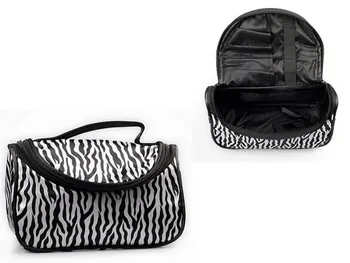 1 шт., дорожная профессиональная косметичка для женщин, портативная сумка для хранения туалетных принадлежностей Zebra, косметичка