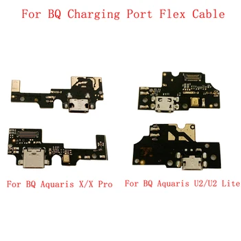 USB Порт для зарядки Модуль Разъем Порта Гибкий Кабель Для BQ Aquaris X XPro X2 X2 Pro U2 U2 V V Plus Lite M4.5 Микрофонная плата
