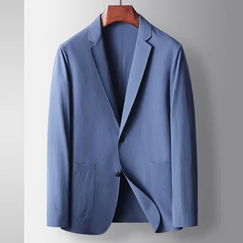 8726-T-Мужской повседневный костюм на заказ, мужской летний модный простой костюм на заказ с короткими рукавами