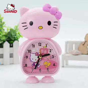 Sanrio Hello Kitty студенческий будильник детское специальное мультяшное сердечко для милой девочки супер громкий будильник простые прикроватные часы для спальни