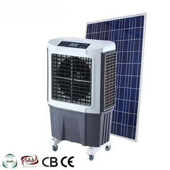 Испарительный вентилятор постоянного тока с воздушным охлаждением 12 В 24 В, солнечная панель, кондиционер