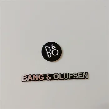 100шт B & O динамик алюминиевая наклейка автомобильный стайлинг стерео динамик BO значок эмблема наклейка Автомобильные аксессуары Bang & Olufsen