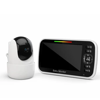 5 Дюймовый PTZ Видеоняня с цифровой камерой наблюдения Автоматическое ночное видение Двусторонний домофон Няня EU Plug