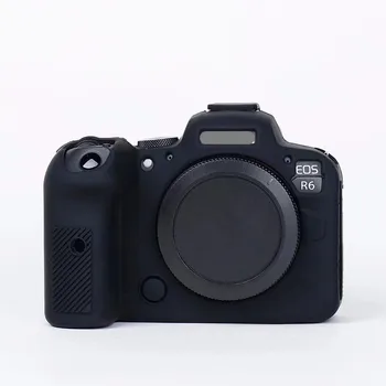 R5/R6/R6M2 Камера Мягкий Силиконовый Резиновый Чехол Для Canon EOS R5/R6/R6II Камера Защитный Чехол Для камеры Чехол Сумка