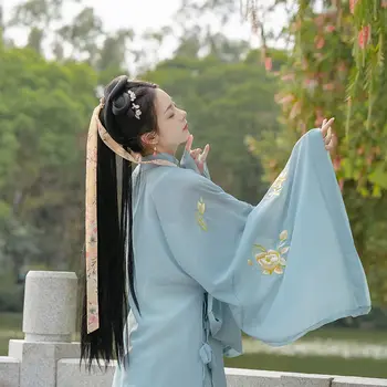 2023 осенний китайский традиционный древний костюм ming made hanfu stage performance clothing vestido женское платье феи комплект a166
